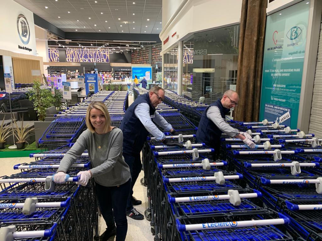 Sécurité et service au centre E.Leclerc de BaindeBretagne De Quoi